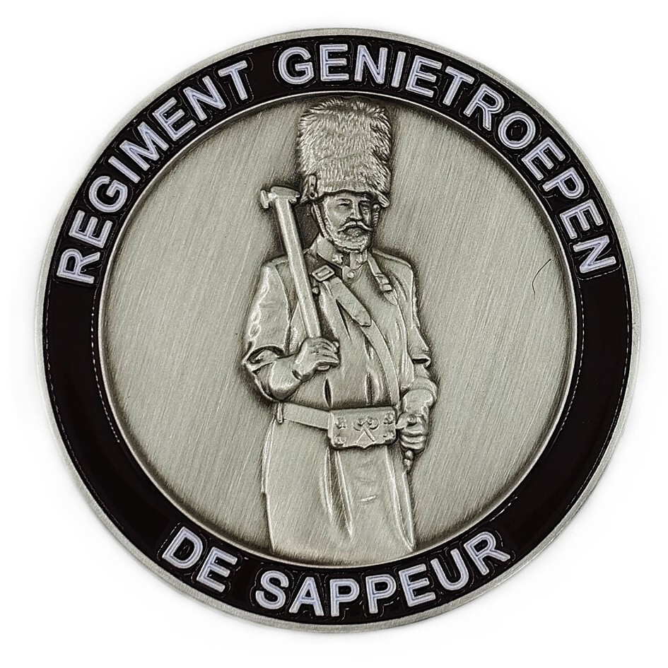 Historische coin Regiment Genietroepen "de Sappeur"