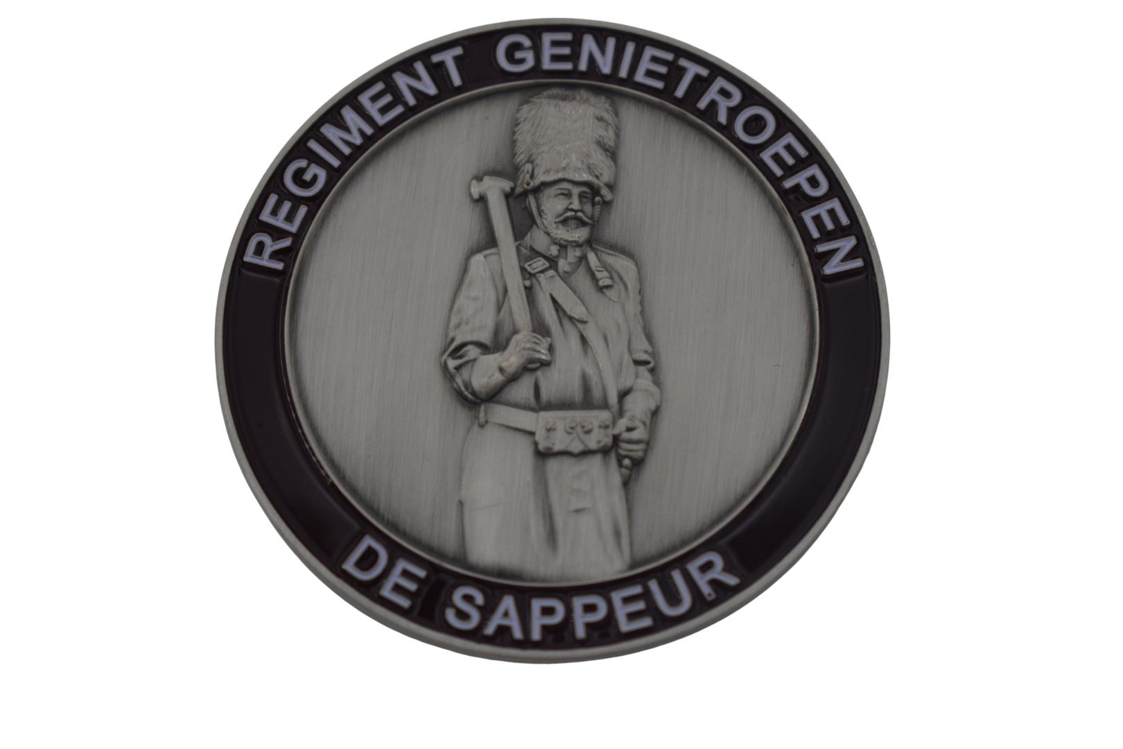 Historische coin Regiment Genietroepen "de sappeur"