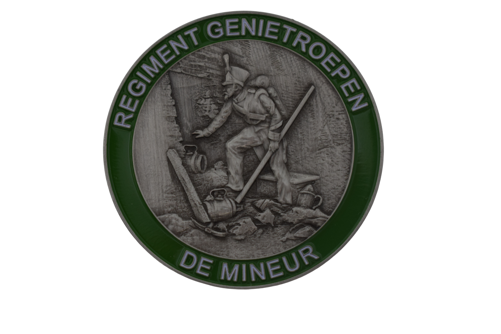 Historische coin Regiment Genietroepen "de mineur"