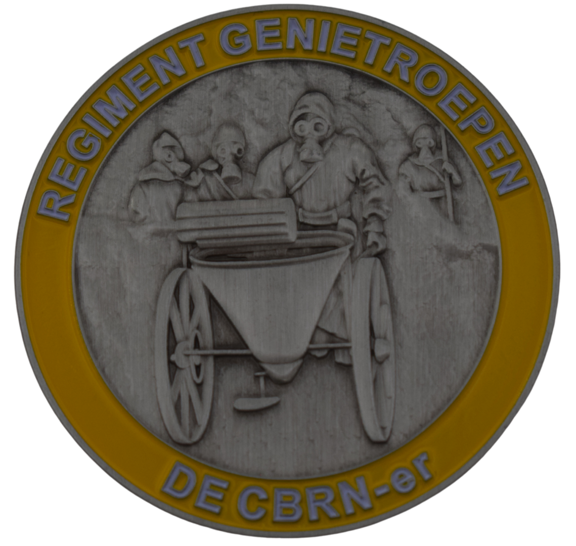 Historische coin Regiment Genietroepen "de CBRN-er"